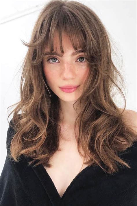 wispy bangs short hair|layered short haircuts with bangs.